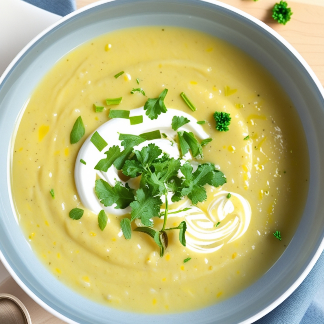 Curried parsnip soup