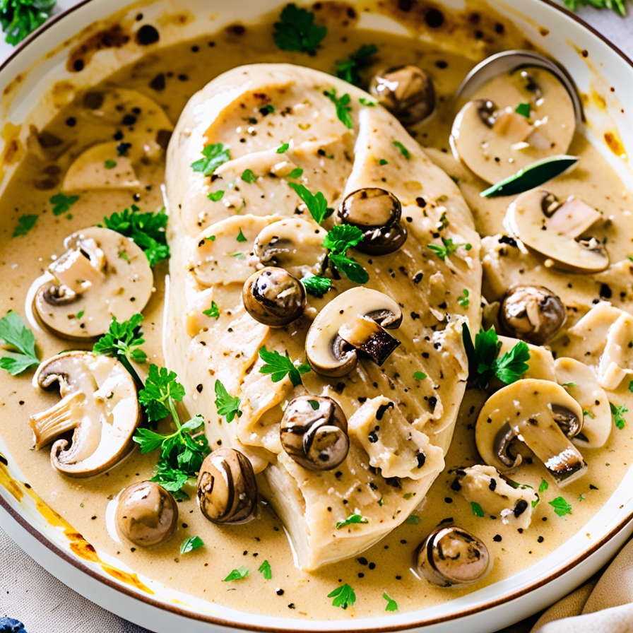 Chicken Fillet in Mushroom Sauce